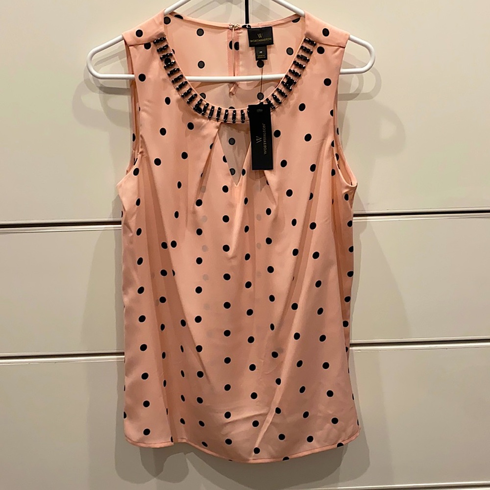 Sleeveless blouse. Size medium. Worthington brand